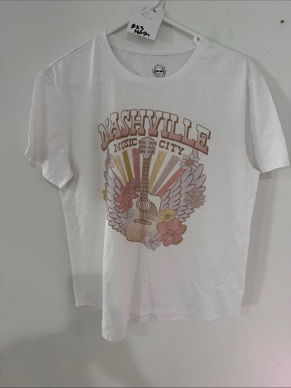 Fifth Sun White Nashville Music City Graphic Tee